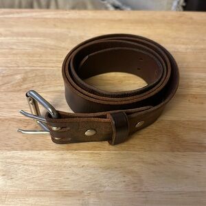 Hanks Belts 40” full grain leather brown belt “The Legend”